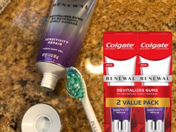 2-Pack Colgate Renewal Gum Sensitivity Repair Toothpaste as low as $9.11 Shipped Free (Reg. $17.06) | $4.56 each!