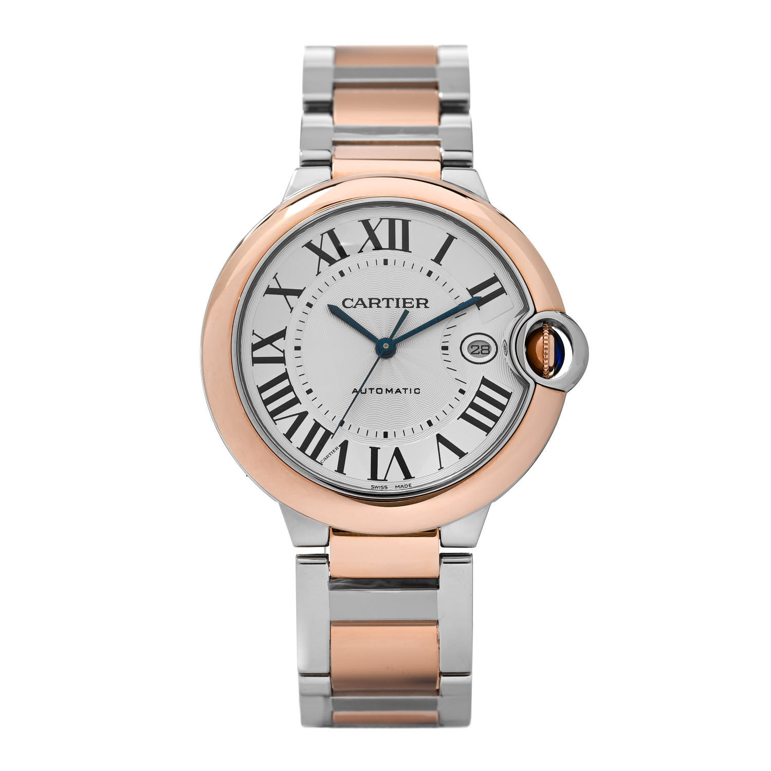 CARTIER Stainless Steel 18K Pink Gold 42mm Ballon Bleu De Cartier Automatic Watch by FASHIONPHILE