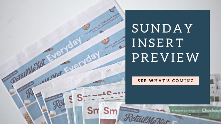 Sunday Coupon Insert Preview 09/19