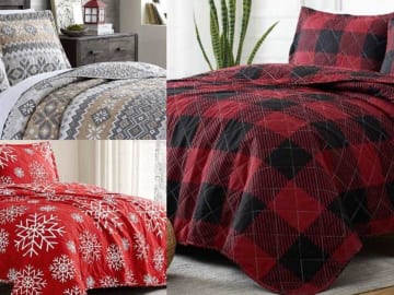 zulily christmas quilts