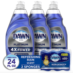 Dawn Dish Soap Platinum Dishwashing Liquid + Non-Scratch Sponges only $9.11 shipped!