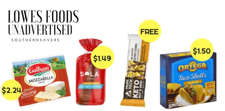 lowes foods unadvertised deals