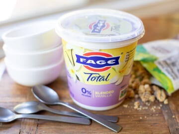 Big Tubs of Fage Total 0% Blended Vanilla Yogurt Just $1.50 At Publix – Today Only