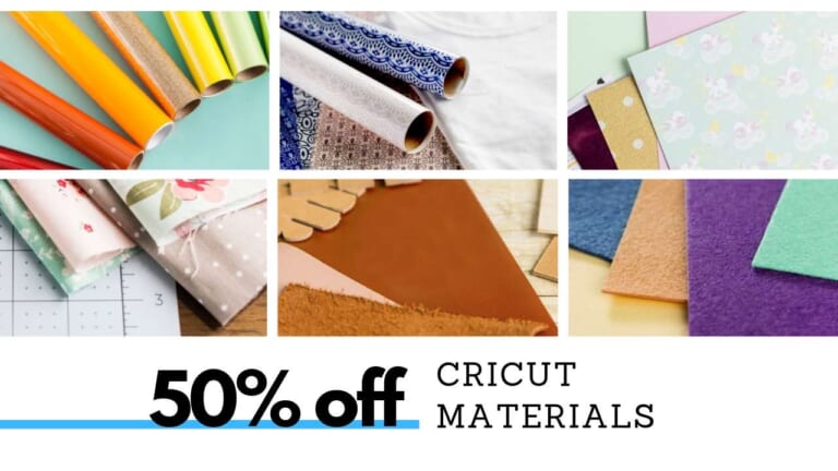 Cricut Sale | 50% Off Vinyl & Accessories