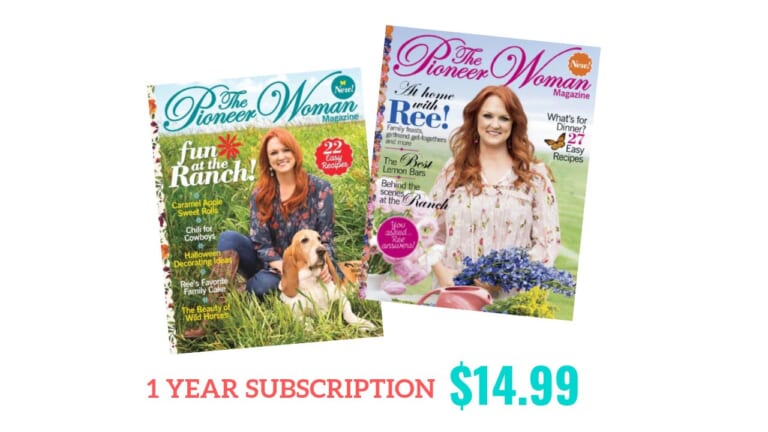 Pioneer Woman Magazine Subscription, $14.99