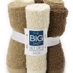 The Big One Solid 6-pack Washcloths only $3.99!