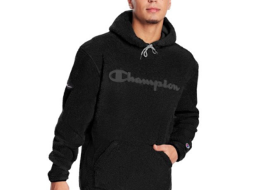 Champion Men’s Heritage Sherpa Hoodie Sweatshirt $20 (Reg. $35.38)