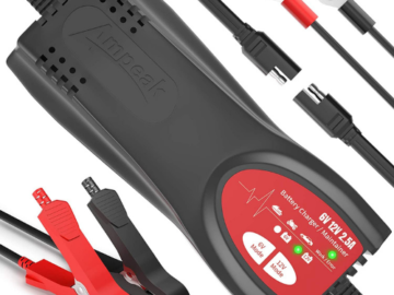 6V/12V 2.5A Car Battery Charger $9.84 After Code (Reg. $29.69) – FAB Ratings!