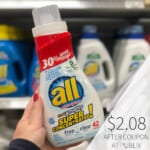 All Laundry Detergent As Low As $1.50 At Publix