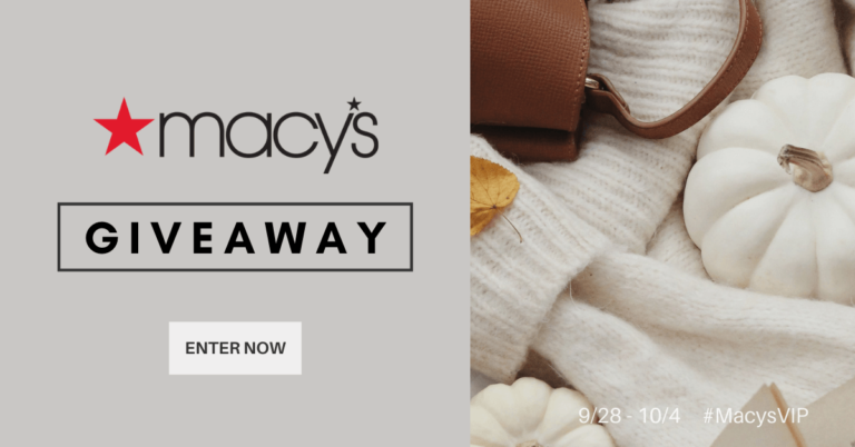 Giveaway | 5 Winners Get $100 Macy’s Gift Card