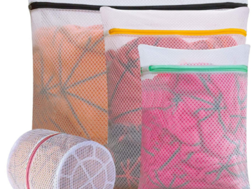 Set of 3 Mesh Laundry Bags + Bra Bag $5.98 After Code (Reg. $11.96) – FAB Ratings! $1.50/ bag