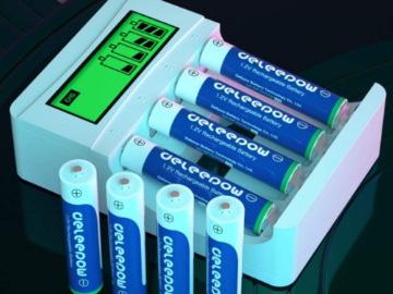 8 Count AAA Rechargeable Batteries with LCD Smart Battery Charger $11.99 After Code (Reg. $19.98) | $1.50 each battery!