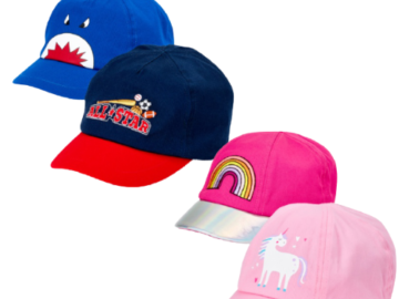 2-Packs Kids Baseball Hats from $4 (Reg. $12.48+) | Unicorns, Batman & More!