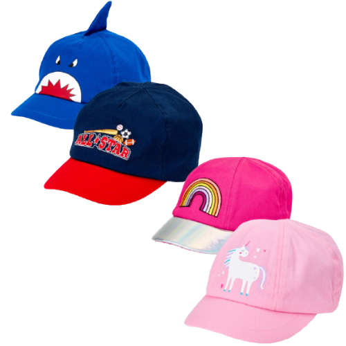 2-Packs Kids Baseball Hats from $4 (Reg. $12.48+) | Unicorns, Batman & More!