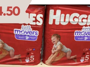 Huggies Jumbo Pack Diapers | $4.50 at Walgreens