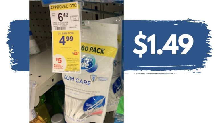 $1.49 Oral-B Floss Picks | Walgreens Month-Long Deal