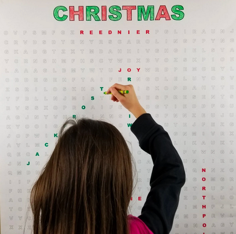 Giant Holiday Word Search/Crossword Puzzles