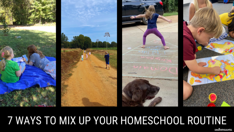 7 Ways To Change Up Your Homeschool Routine