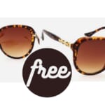 Free Tortoise Frame Sunglasses