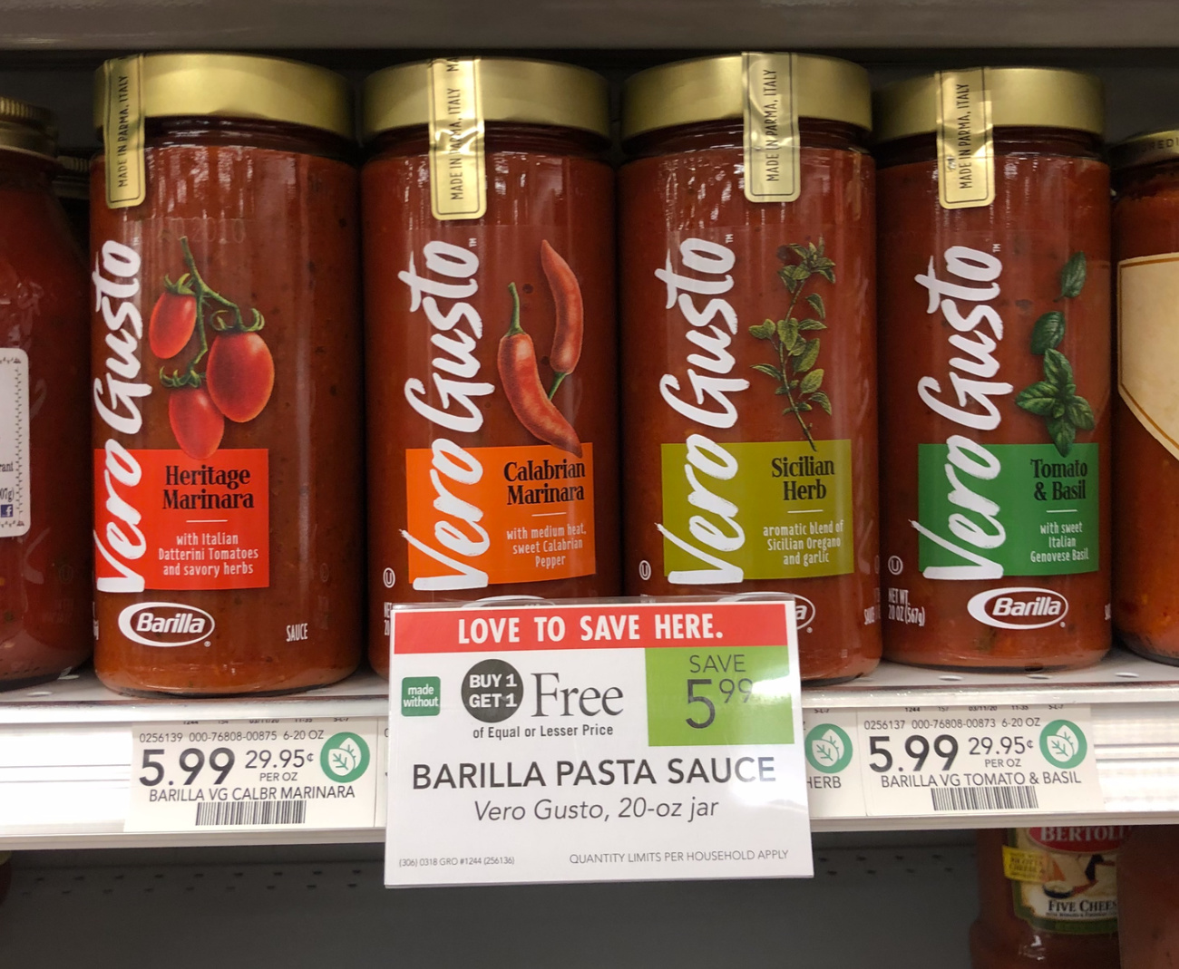 Vero Gusto By Barilla As Low As $1.50 At Publix on I Heart Publix 1