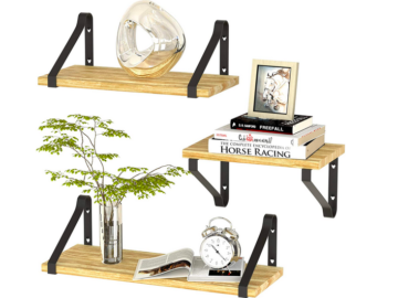 Set of 3 Floating Shelves only $15.94!