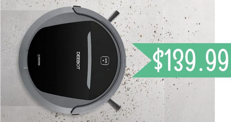 EcoVacs Robot Vacuum $139.99 (reg. $249)