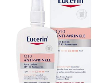 Eucerin Q10 Anti-Wrinkle Face Lotion w/ SPF 15 as low as $5.26 Shipped Free (Reg. $12.49)