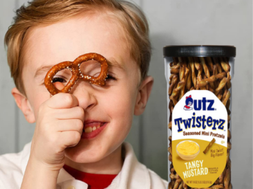 Utz Twisterz Seasoned Mini Flavored Tangy Mustard Crunchy Pretzels, 21 oz $10.99 (Reg. $13)