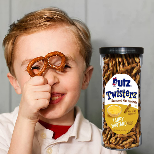 Utz Twisterz Seasoned Mini Flavored Tangy Mustard Crunchy Pretzels, 21 oz $10.99 (Reg. $13)