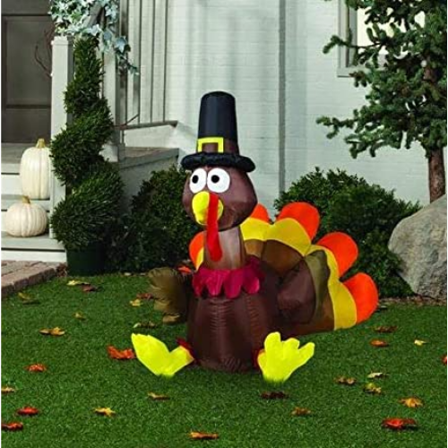 3 Feet Gemmy Turkey Inflatable Airblown Yard Decoration $27.99 (Reg. $35.99)