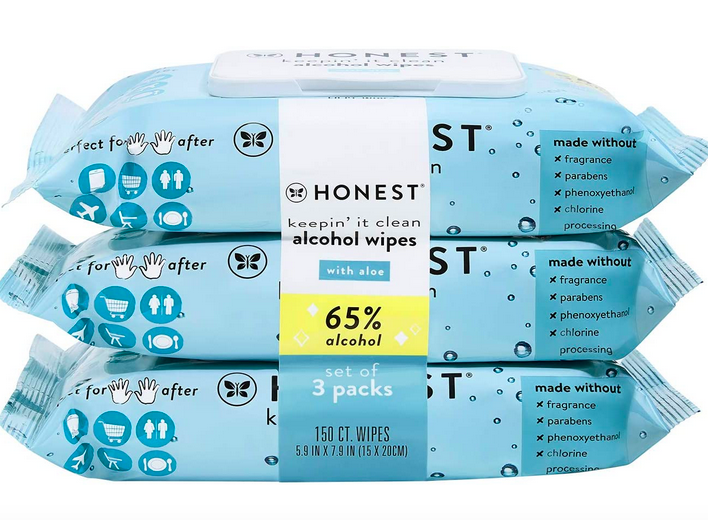 The Honest Company Sanitizing Alcohol Wipes