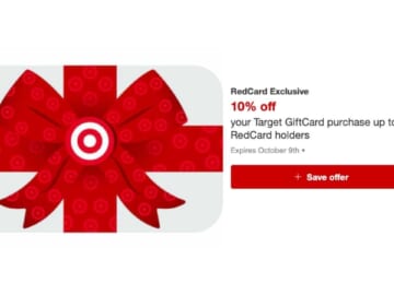 10% off Target GiftCards for RedCard Holders!!