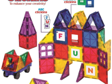 Playmags 60 Piece 3D Magnetic Blocks Set $24.93 After Code (Reg. $49.99) + Free Shipping – FAB Ratings!