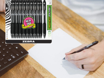 18 Count Zebra Pen Z-Grip Retractable Ballpoint Pens $2.35 (Reg. $11.34) | 13¢ each pen!