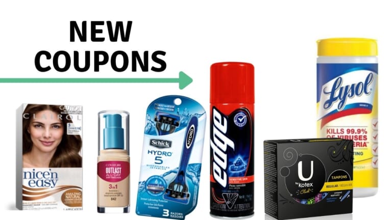 New Coupons: Schick, L’Oreal, Lysol & More!