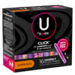 U By Kotex Pads or Tampons