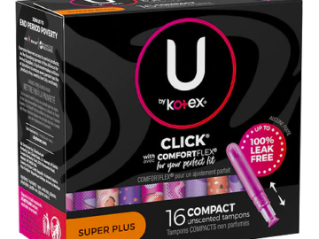 U By Kotex Pads or Tampons