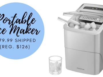 Insignia Portable Ice Maker $79.99 (Reg. $126)