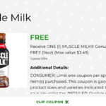 Publix Digital Coupon | FREE Muscle Milk