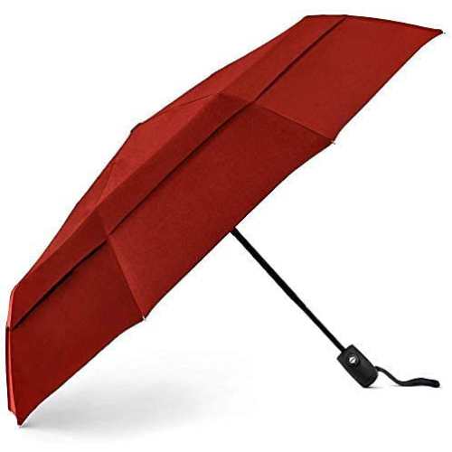 Easy Auto Open/Close Button Double-Vented 42-inch Umbrella, Red $16.79 (Reg. $29.99) – Other Colors Available