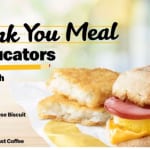 McDonalds Thank You Meal Program for Educators