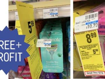 Money Maker Schick & Skintimate Razors at CVS!