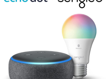 Echo Dot 3rd Gen w/ Sengled Bulb $24.99 (Reg. $54.98) – FAB Ratings! 770K+ 4.7/5 Stars!