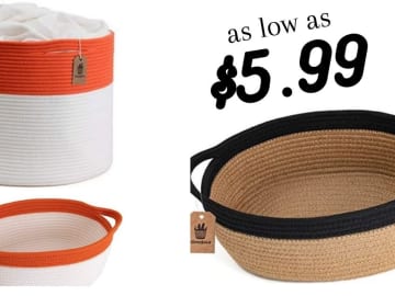 Goodpick Small Woven Basket for $5.99