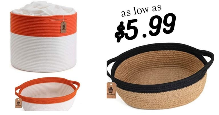 Goodpick Small Woven Basket for $5.99