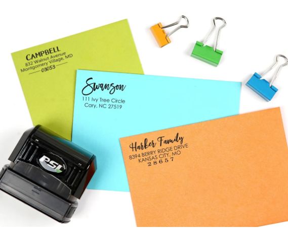 Personalized Address Stamp, $19.99 + Free Shipping