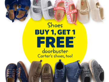 Carter’s & OshKosh | BOGO Kid’s Shoes