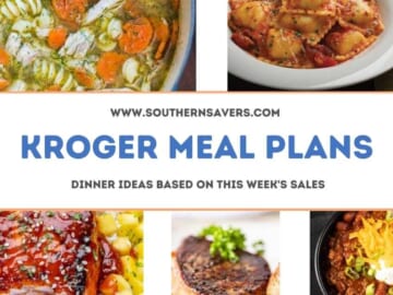 kroger meal plans 10/13