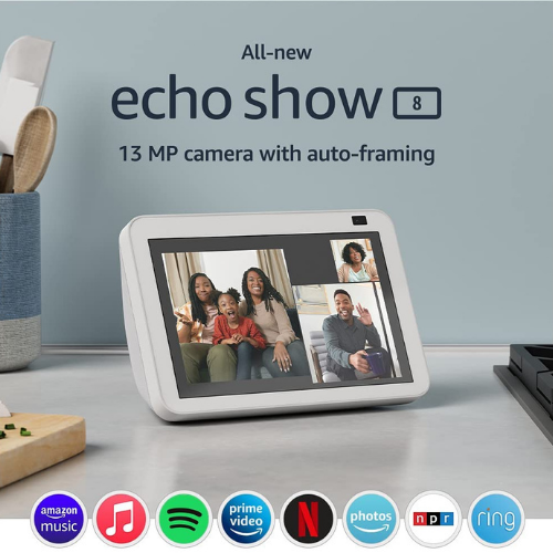 All-new Echo Show 8 (2nd Gen, 2021 Release) $100 Shipped Free (Reg. $130) – FAB Ratings! 9.7K+ 4.7/5 Stars!