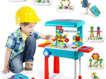 STEM Kids Electric Drill Building Puzzles Toys Kits $19.96 After Code (Reg. $36.29)